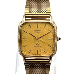 SEIKO　セイコー　SUPERIOR　スーペリア　9681-5000　ツインクォーツ　時計　稼働　14金　ゴールド
