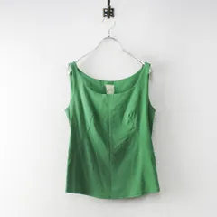 美品 近年アイテム Sybilla シビラ コットン タンクトップ M/グリーン【2400013024235】のサムネイル