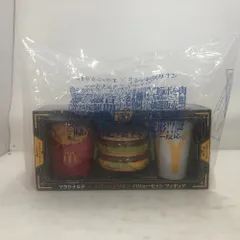 02w14556 マクドナルド × エヴァンゲリオン バリューセット フィギュア 3体セット 特製エヴァ仕様のオリジナル袋付き 美品【中古品】