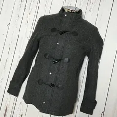 ビームス/International Gallery BEAMS★フルジップダッフルコート【メンズS程度/グレー】◆I24<sale>のサムネイル