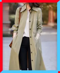 新品 トレンチコート 薄手 ライトアウター 体型カバー 羽織り ウエストマーク 春 服 着やせ アウター 通勤 【送料無料】