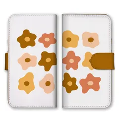 iPhone14Pro ケース 手帳型 アイフォン14 プロ スマホケース 携帯ケース 花柄 フラワー かわいい 可愛い おしゃれ 大人女子 白 ホワイト 水色 カラー07