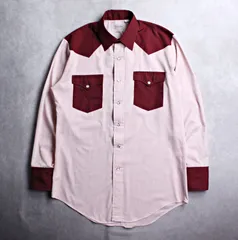 70s USA製 ウエスタンシャツ HBARC エイチバーシー HbarC エイチバーシー 70'sウエスタンシャツ | Edward's Clothing