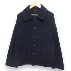 美品 AD2015 tricot COMME des GARCONS トリココムデギャルソン ウール100％ ニットジャケット TP-T036 Sサイズ ネイビー レディース 古着 中古 USED