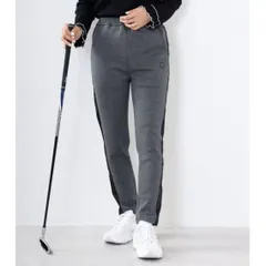 【CECIL McBEE green】ダンボールバイカラーパンツ（ｸﾞﾚｰ）《Mサイズ》  M380