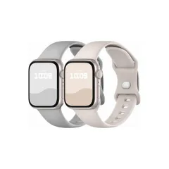 Apple Watch バンド 41mm 40mm 38mm アップルウォッチ iwatch 交換ベルト 男 グレージュ/スターライト