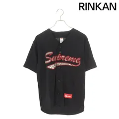 シュプリーム 17AW Snake Script Logo Baseball Jersey スネーク