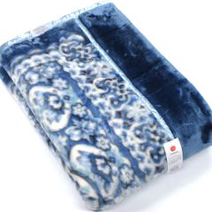 新品未使用】モリリン もっとあったか6層毛布 シングル ブルー タグ