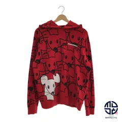 Dsquared2 ディースクエアード DQ0815 ネズミ ネズ耳 イラスト パーカー 赤 キッズ 16Y 子供服 アパレル