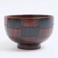 欅拭漆稜花盛器(けやきふきうるしのもりき)IM205