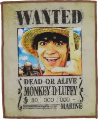 【中古】タオル・手ぬぐい モンキー・D・ルフィ(手配書) ビジュアルタオル 「一番くじ A NETFLIX Series：ワンピース」 E賞