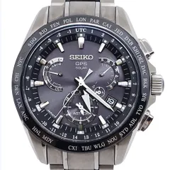 【栄】セイコー 腕時計 アストロン デュアルタイム SBXB045 黒支 GPSソーラー電波 セラミック/チタン 男性 保証書 箱