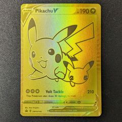 ポケモンカード 海外 ゴールデン ピカチュウ V プロモ 英語 ピカチュウV 海外版 英語版 コロコロ プロモ - メルカリ