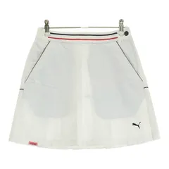 サイズ：S PUMA GOLF プーマゴルフ  プリーツスカート  ホワイト系 [240101407857]# ゴルフウェア レディース ストスト