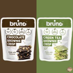 【🟤人気商品お試し🟢】Bruno snack クリスピー グリーンティー ブラウニー 60g 2個 セット グルテンフリー