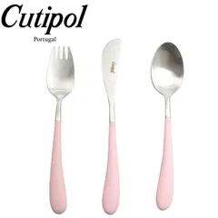 CUTIPOL クチポール カトラリー アリスセット CT-ALP-F-30 プレゼント 食卓 子供 キッチン 食器 カラー:ピンクシルバー 品番：79111030