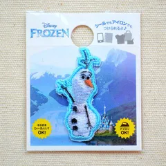 ワッペン アイロン ディズニー アナと雪の女王 オラフ シール ドレス ミニ D01Y0789 ぬいぐるみ フィギュア