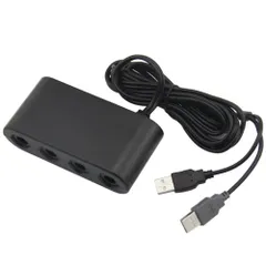 【数量限定】PC TURBO WiiU 連射機能 Switch スマブラ 互換品 対応 接続タップ 変換 ゲームキューブコントローラー アダプター