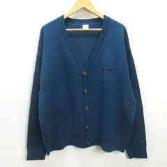Q■マークゴンザレス/GONZ アクリルカーディガン■水色系【メンズL】MENS/61【中古】のサムネイル
