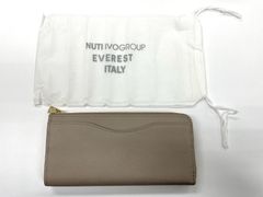 日テレ × NUTI IVO ITALY プレミアムレザーウォレット 長財布 グレージュ