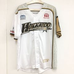 北海道日本ハムファイターズ ユニファーム フリーサイズ ホワイト 半袖 ポリエステル100% 東急ハンズ 25d菊ST⑤