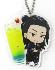 【中古】キーホルダー 夏油傑 「劇場版 呪術廻戦 0×コラボカフェ本舗 ちびキャラドリンクアクリルキーホルダー」