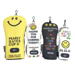 PEARLY GATES パーリーゲイツ CUP 2024 ヘッドカバー 4点セット  ブラック系 DR,FW×2,UT [240101438111] ゴルフウェア ストスト