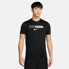 ナイキ 半袖 Tシャツ メンズ NIKE Dri-FIT トレーニング  速乾 ドライ クルーネック プリントT スポーツウェア トップス  nike  運動 ランニング 服 黒 メンズウェア ウエア  /FQ3902-010