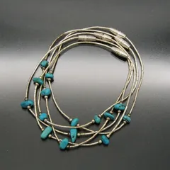 希少】Navajo Victor Begayトリプルターコイズカフブレスレット