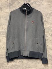 JH076 カペルミュール KAPELMUUR 長袖 サイクルジャージ グレー L 裏起毛