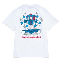 【2025SS】MAGICAL MOSH MISFITS マジカルモッシュミスフィッツ MxMxM マジカル モッシュ アシュラマン TEE (WHITE) 半袖 Tシャツ T-SHIRTS TS