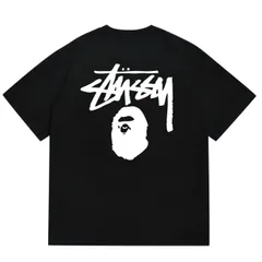 【新品未使用】Stussy ステューシー ステューシー レター エイプ プリント Tシャツ 男女兼用