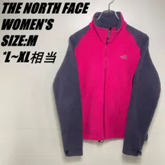 【US古着】THE NORTH FACE　ザノースフェイス　フリースジャケット　ウィメンズ　レディース　サイズM　L~XL相当　ピンク×グレー　FLASHDRY　フラッシュドライ