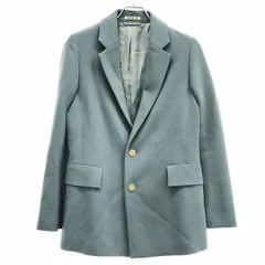 AURALEE オーラリー TENSE WOOL DOUBLE CLOTH JACKET テーラードジャケット A21AJ03WP サックスブルー 0のサムネイル