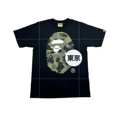 中古美品★A BATHING APEカモフラージュ柄 半袖シャツXL 中古美品A BATHING APEカモフラージュ柄 半袖シャツXL