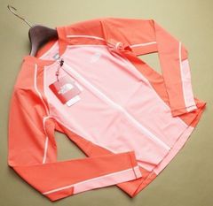 新品11500円 ノースフェイス AQUA FULL ZIP ラッシュガード/ジャケット レディースSピンク(NPI)