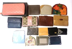 【589-1475】 ブランド財布 コインケース パスケース おまとめ 16点  コーチ アニヤハインドマーチ ウンガロ ヴァレンティノ ガラヴァーニ ケイトスペード セリーヌ