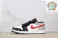 【今日特価】Jordan HF3148-106 ジョーダン 1 ローカット ブラックグレイレッ-WTO輸入2