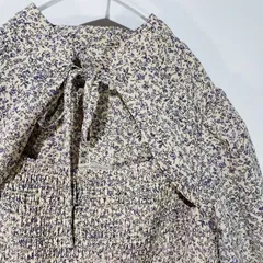 新品【INGNI】ロングワンピース 花柄 五分袖 裏地あり Ｂ品