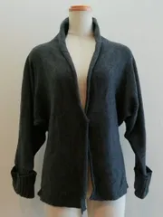 ZARA ザラ カーディガン 長袖 1つボタン Mサイズ グレー 20250625 j202h0625