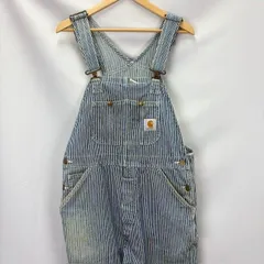 Carhartt ヒッコリー オーバーオール ダメージ サイズW83H101(32Ｘ34) LOT0088 CH-222 E756-0911 07043002　01のサムネイル