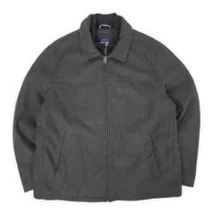 ドッカーズ DOCKERS 00s 2000年代 Y2K フェイクレイヤード ウールジャケット ブルゾン 中綿 USA ヴィンテージ アメリカ 古着 メンズ コート・ジャケット チャコールグレー XL【中古】