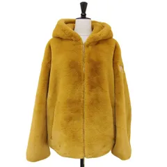美品 TATRAS タトラス ジャケット イエロー サイズ:03(L) 23秋冬 フェイクファー フード付き ブルゾン / ショート丈 長袖 エコファー YUMOLA アウター 上着 コート【レディース】のサムネイル