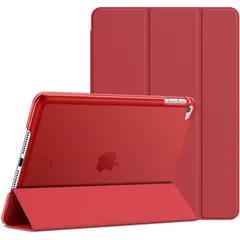 【新着商品】オートスリープ機能 三つ折スタンド (レッド) 2019モデル非対応) 5 mini mini (iPad ケース 4 iPad JEDirect