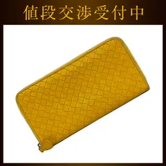 ボッテガヴェネタ ラウンドファスナー 長財布 ec-21015 イエロー