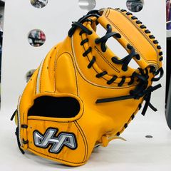 ハタケヤマ　HATAKEYAMA　当店限定オリジナルモデル　硬式用　捕手用　キャッチャーミット　高校野球対応　M19型　Jイエロー　甲斐拓也選手モデル　日本製