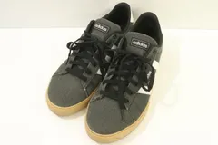 【中古】 adidas メンズスニーカー 27cm DAILY 3.0 adidas 27cm グレー 灰 ロゴ