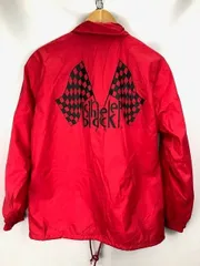UNITED ATHLE ナイロン　コーチジャケット　バックプリント　SHEEP BLACK  裏地あり　サイズM　06022704　01のサムネイル
