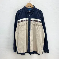 VINTAGE Wrangler ヴィンテージ ラングラー MH2008M ボタンダウンシャツ BD Aztec Western アステカ ウエスタン XL 10125277
