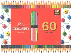 【数量限定】コーリン鉛筆 787六角 30本60色紙箱入り色鉛筆 787-30／60